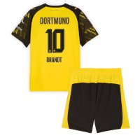 Borussia Dortmund Julian Brandt #10 Replika babykläder Hemmaställ Barn 2025-26 Kortärmad (+ korta byxor)